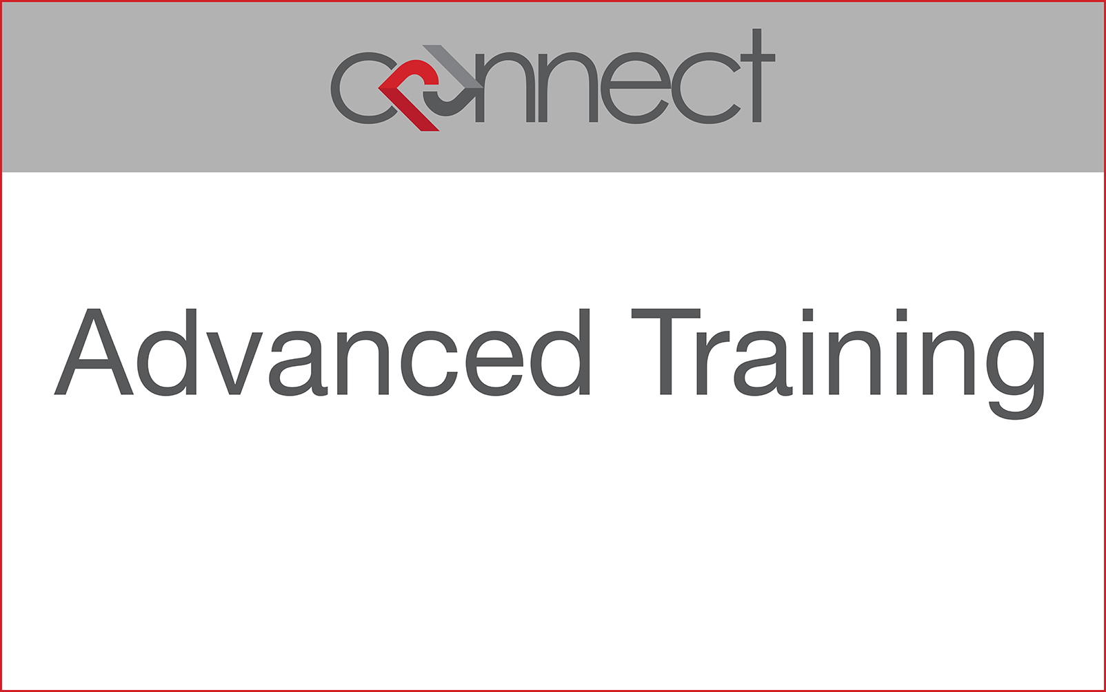 Advanced Training