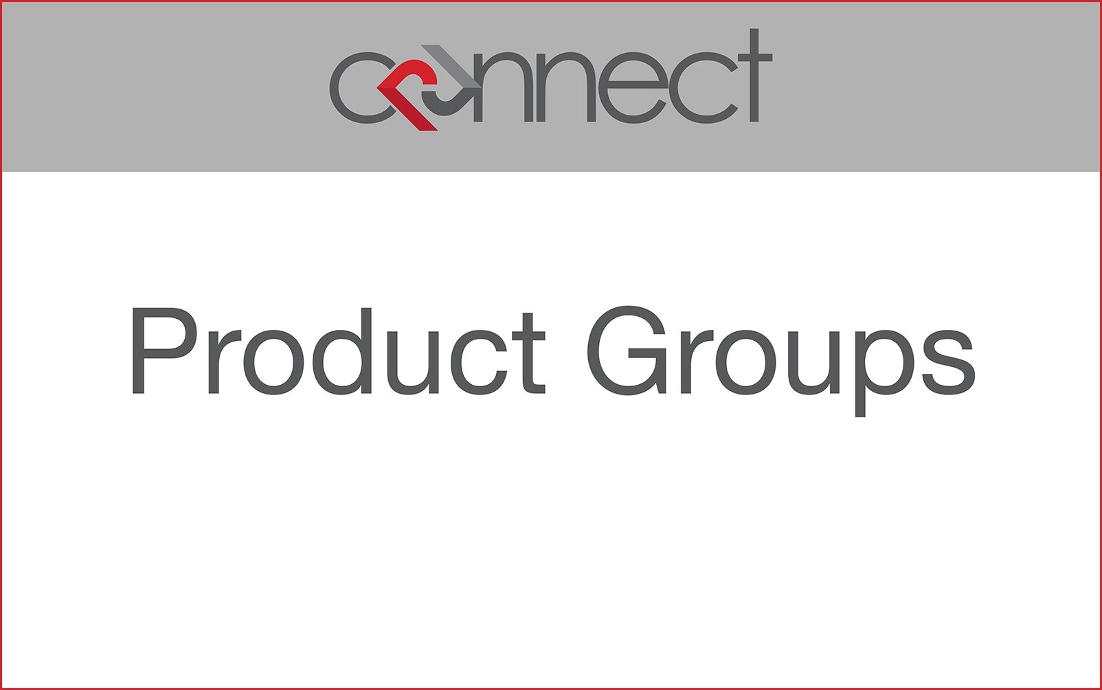 Product Groups