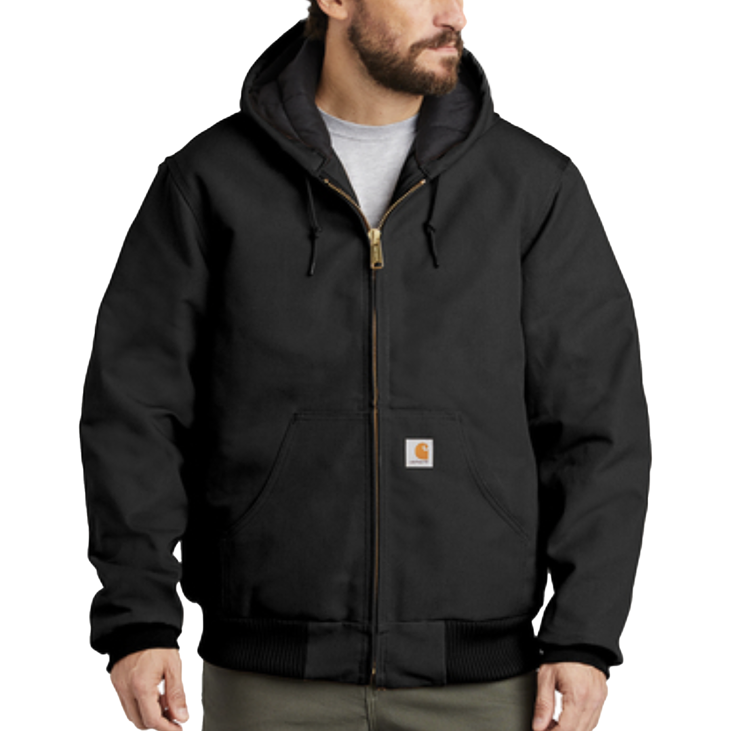 Carhartt Quilted Flannel Lined Duck Active Jacket